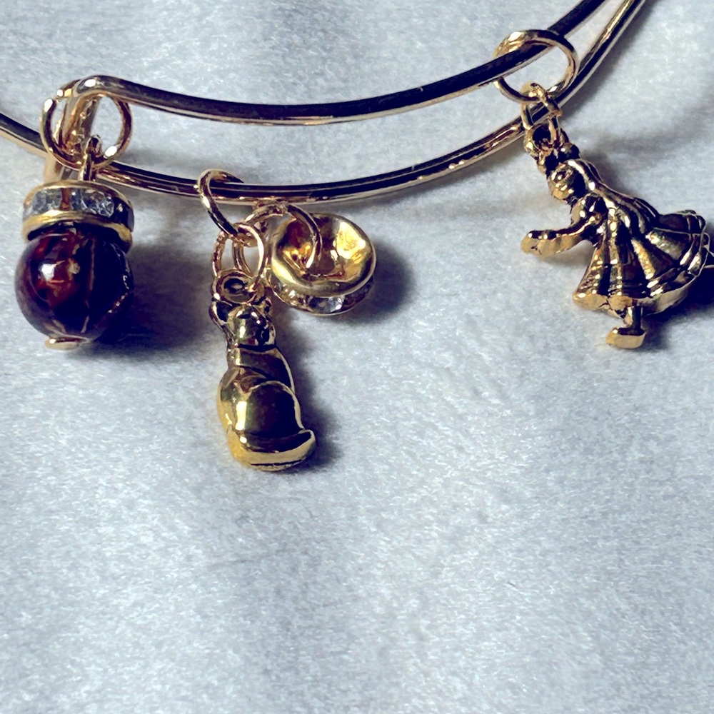 A girl with her cat bracelet